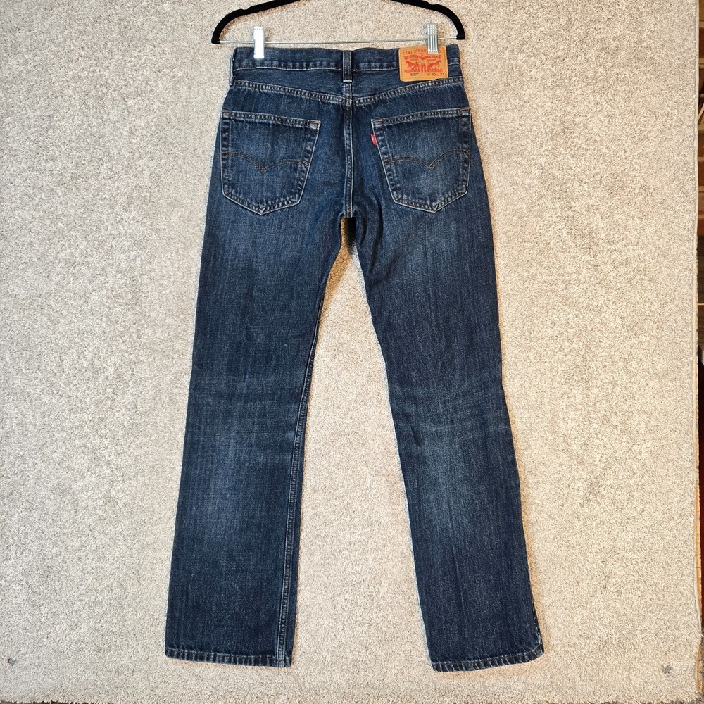 Levi's 527 Slim Bootcut Jeans Mens 30x32 (30x31) lightweight 100% cotton